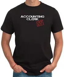 Accounting Clerk Off Duty Mens Shirt