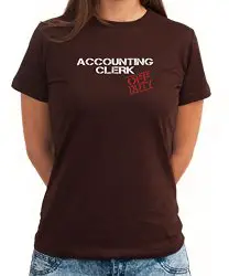 Accounting Clerk Off Duty Ladies Shirt