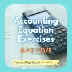 Accounting Equation Exercises Product Page