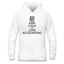 Keep Calm and Love Accounting Ladies Hoodie