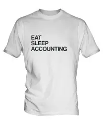Eat Sleep Accounting Mens Shirt
