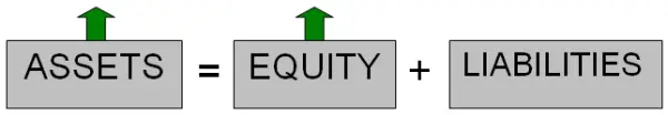 Example of capital - both assets and owners equity increasing