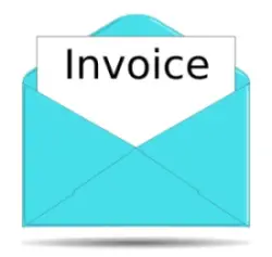 accounting unpaid invoice in the mail accounts payable