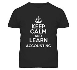 Keep Calm and Learn Accounting Mens Shirt