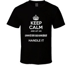 Keep Calm and Let An Accounting Specialist Handle It Mens Shirt