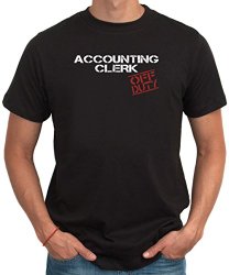 Accounting Clerk Off Duty Mens Shirt