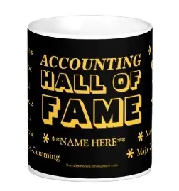 Accounting Hall of Fame Mug