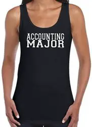 Accounting Major Ladies Tank Top