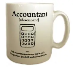 Accountant Definition Mug Reconciliation