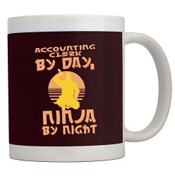 Accounting Clerk By Day Ninja By Night Coffee Mug