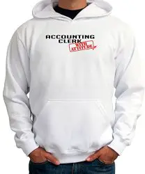 Accounting Clerk With Attitude Mens Hoodie