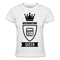 Accounting Queen Ladies Shirt