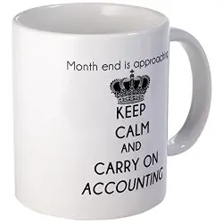 Keep Calm and Carry on Accounting Coffee Mug