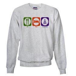 Eat Sleep Accounting Mens Sweatshirt