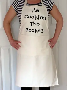 I'm Cooking the Books Apron