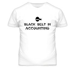 Black Belt in Accounting Mens Shirt