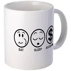 Eat Sleep Accounting Mug