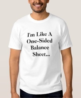 I'm Like a One-Sided Balance Sheet Mens Shirt Front