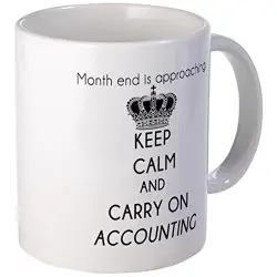 Keep Calm and Carry on Accounting Mug