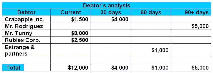 Debtor's Analysis