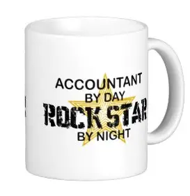 Accountant By Day Rockstar By Night Mug