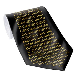 The Ultimate Debit Credit Necktie