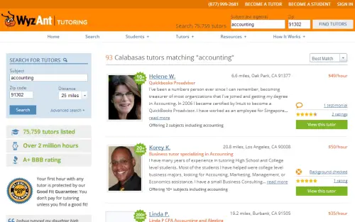 Search tutors now on Wyzant