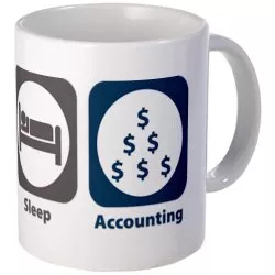 Eat Sleep Accounting Mug